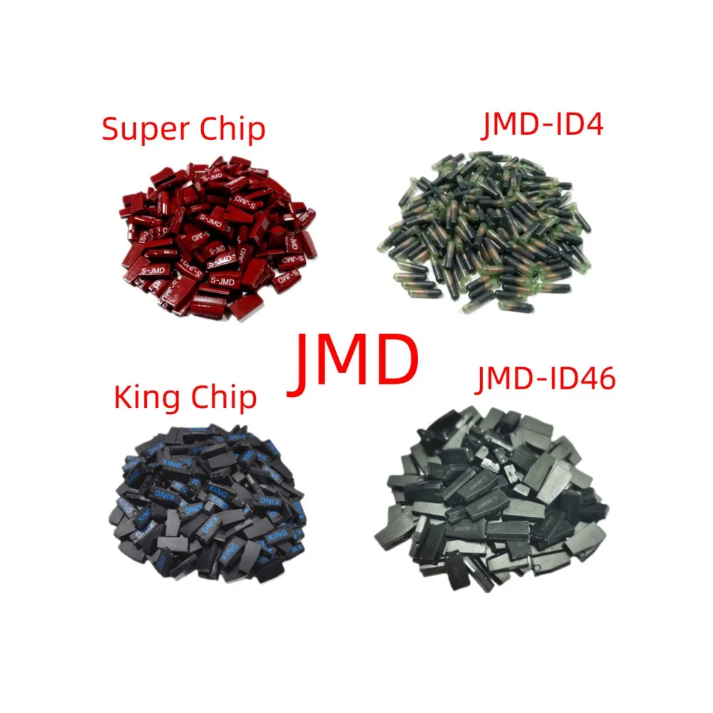 Continent Channel JMD Red Super Chip, Blue King Chip, ID46, ID 48, clé de voiture, support de transpondeur, 4D, 4C, 46, 47, 48, T5, Fiat, Opel,