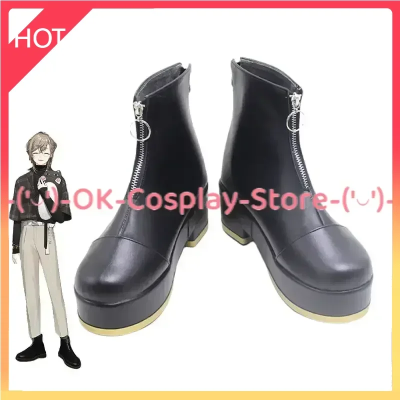 

Kanae Cosplay Shoes Vtuber Cosplay Boots Halloween Carnival Props PU Leather Shoes Custom Made