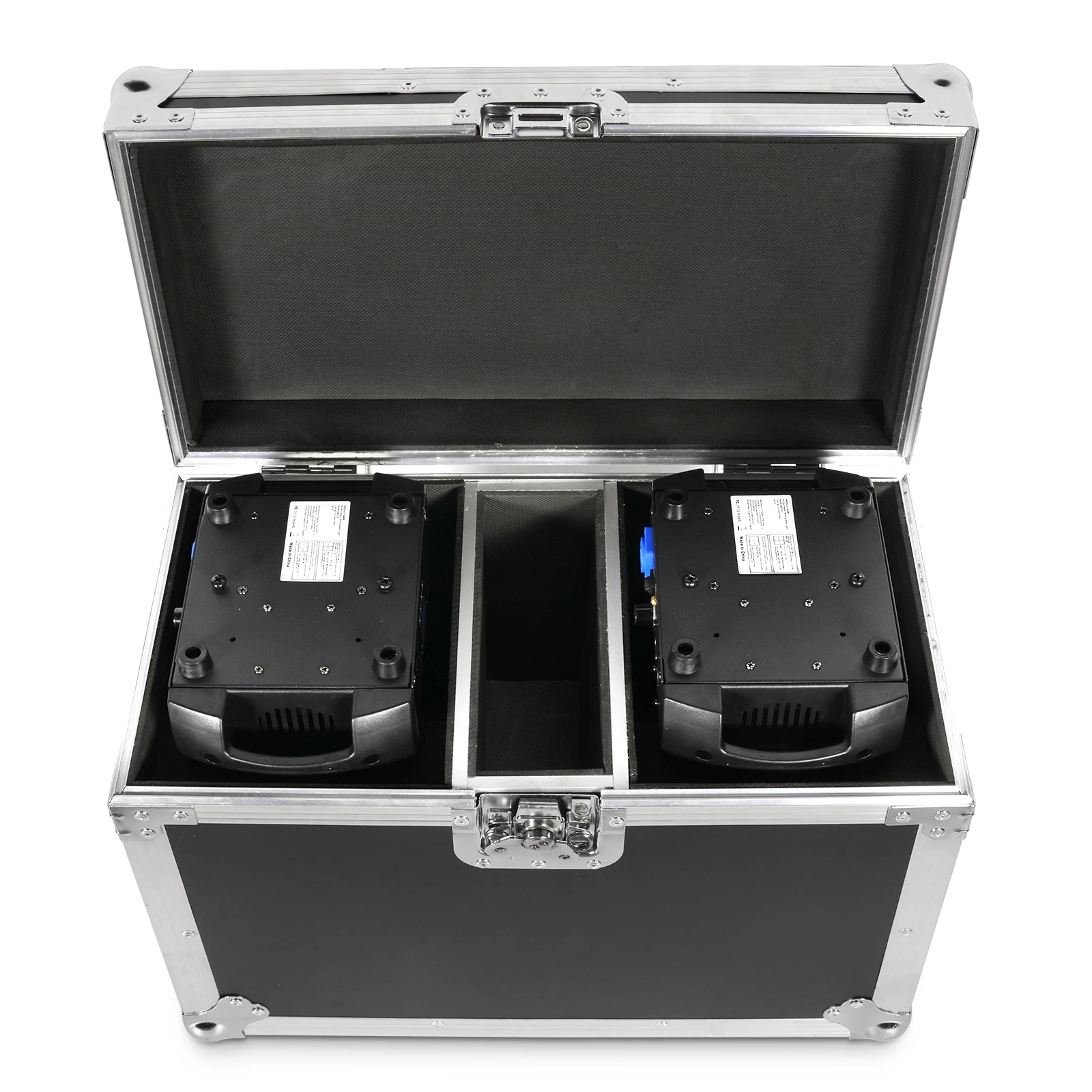LED Beam Moving Head Lights With Flight Case 18Prism 8 Gobo Stage Lights for Wedding Party KTV Bar