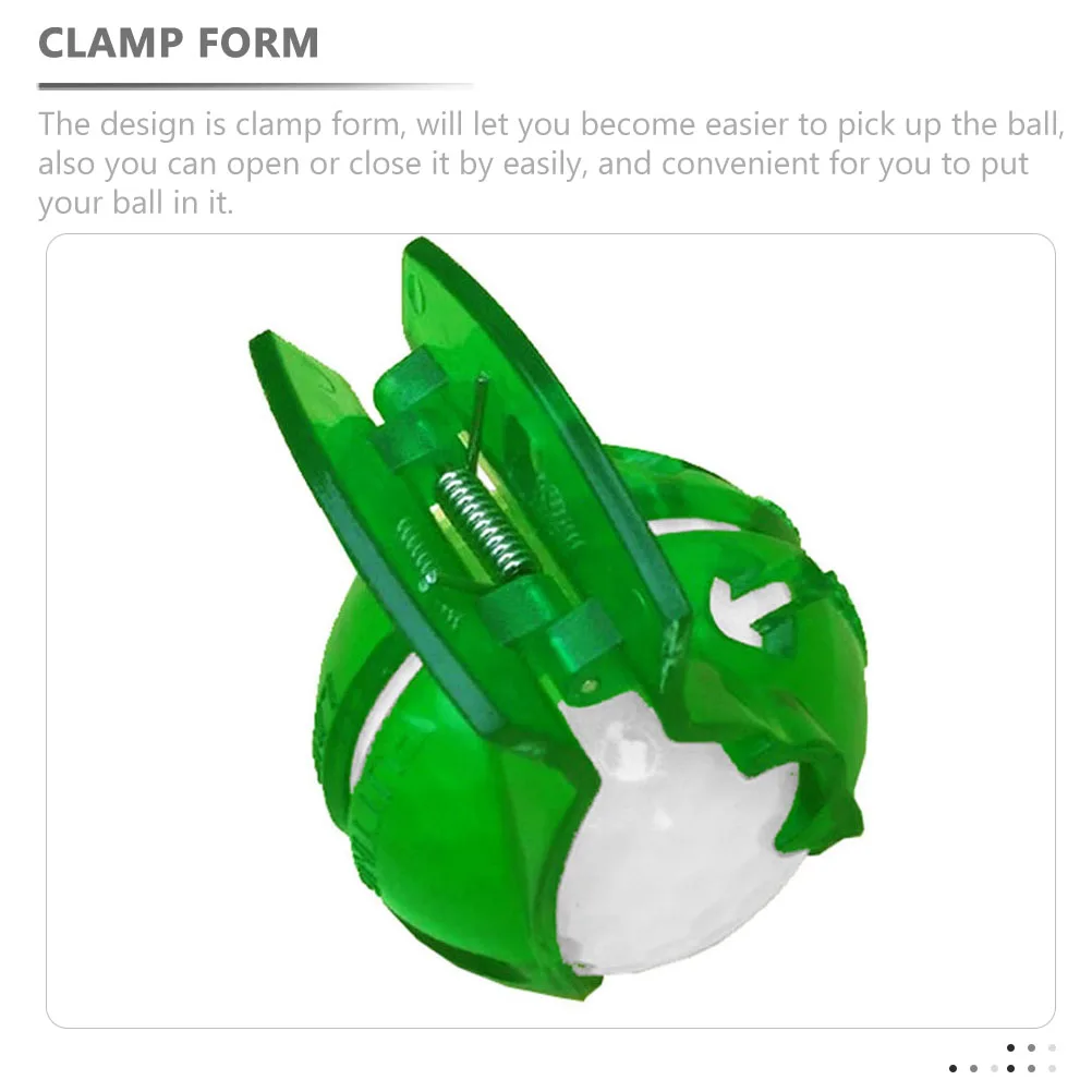 2 قطعة علامة كرة الجولف من البلاستيك الفاخر المدمج خفيف الوزن تصميم المشبك لأداة ملحقات الجولف المحاذاة السريعة