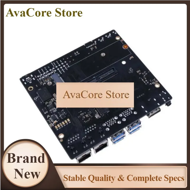 AvaCoreA607 Carrier Board For Jetson Orin™ NX/Nano - 2x GbE, CAN/RS232/RS485, 6x USB, M.2 Key M, WiFi/BlueTooth, 12-36V DC