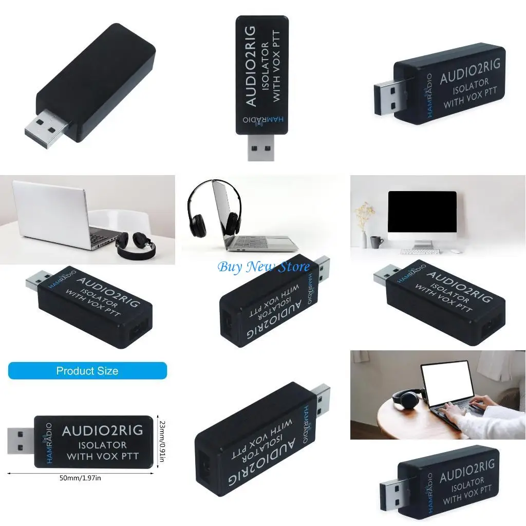 

20CE AUDIO2RIG ISOLATOR Sound Card Integrated Digital Port 3.5mm Built In Sound Codec Sound Adapter