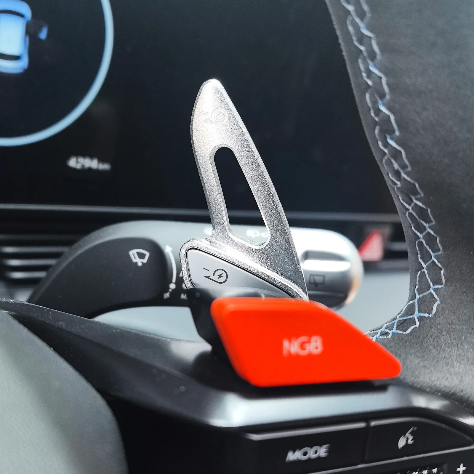 2pcs Car Steering Wheel Paddle Shifter Gear Shift Extension For Hyundai Ioniq 5 N LHD RHD