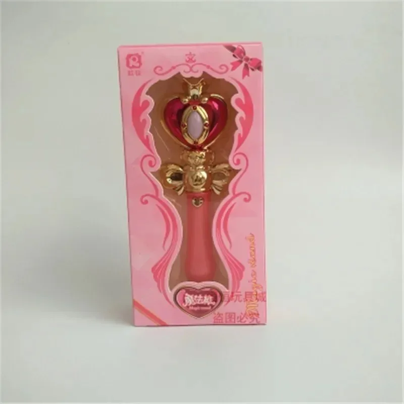 Sailor Moon Stick Spiral Heart Moon Rod Cutie Moon Rod Wand Figure Toy Queen Serenity Henshin WAND Stick Rod Boy Gift Girl