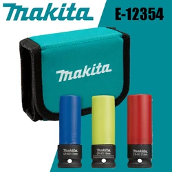 Makita Original E-12354 Impact Deep Socket Set Car Repair Power Tool Accessories 17/19/21mm