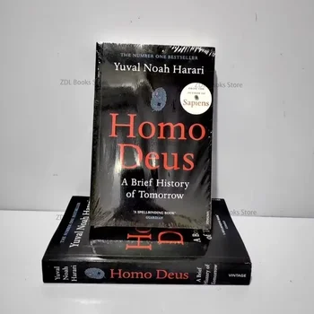 Homo Deus 영어 읽기 교육용 책, 영어 문학 소설, 내일의 브리프 역사, Yuval Noah Harari 학생 