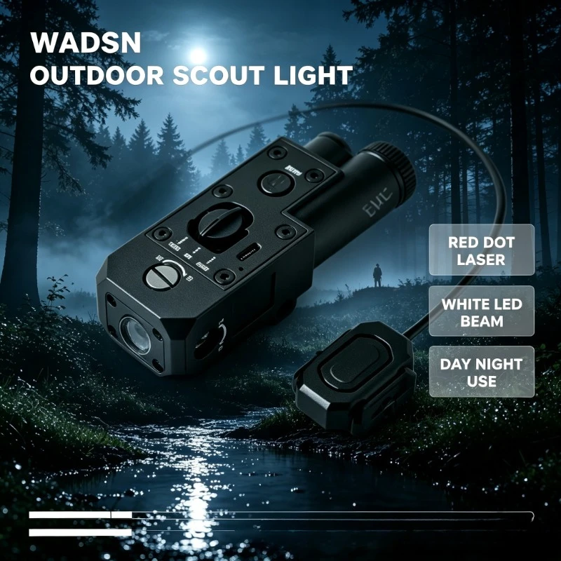 1. Green IR Laser Nylon Unit, CQBL Type‑C Rechargeable Indicator For 20mm Picatinny Hobby Tuning Parts
