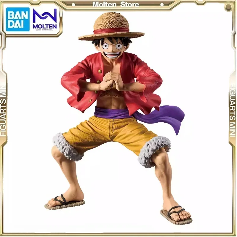

Оригинальная фигурка Monkey D. Luffy из ONE PIECE от Bandai, коллекционная модель, игрушка, подарок на день рождения для детей