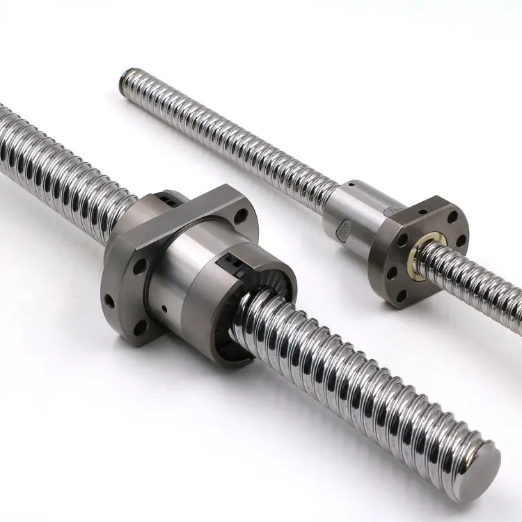 Customizable C5 SFA2010 Ballscrew with Flange Ballnut End Machined CNC Ball Screw RM2010 for 3D Priter