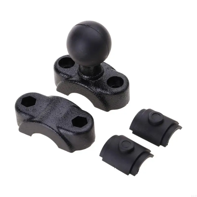 

RXJE For Motorcycle Scooter Rearview Stem Bar Mount Motorcycle Mirror Universal Rearview Mirror Frame Mount Ball Base Holder