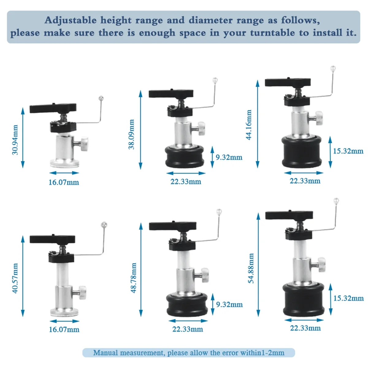 

GET! Adjustable Vinyl Record Player Tonearm Arm Lifter Device with Safe Hydraulic System for Turntable Record Players