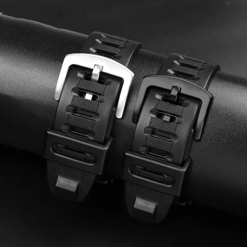 ل كاسيو PRG-130Y PRW-1500 PRW-1500Y سلسلة حزام خاص PROTREK الرجال الرياضة الراتنج ساعات سيليكون الفرقة سوار