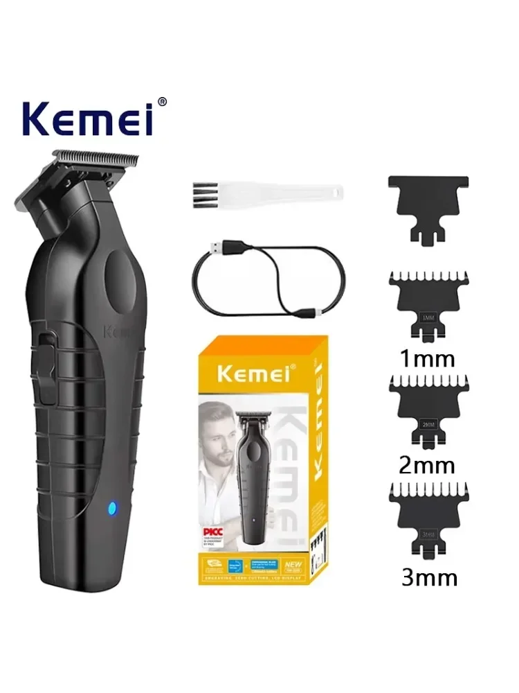 Kemei KM-2299 USB-Schnelllade-Haarschneidemaschine, Friseurmaschine, 1200 mA, wiederaufladbarer kabelloser Haarschneider, Kemei elektrischer Haarschneider