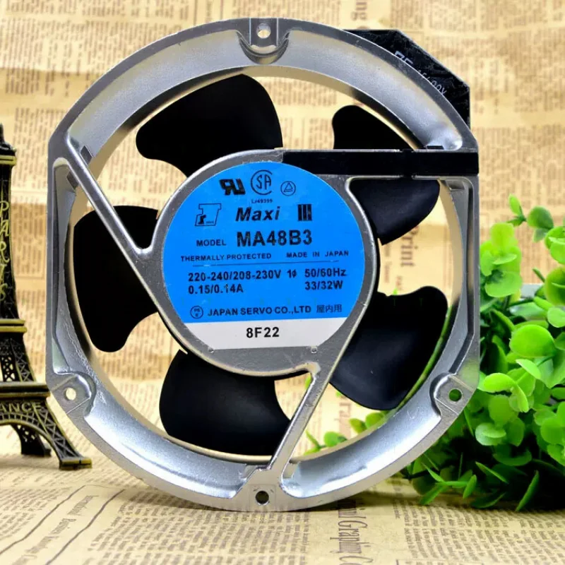 

Охлаждающий вентилятор с алюминиевой рамой SERVO MA48B3-949 200-240 В 33/32 Вт 172*150*51 мм