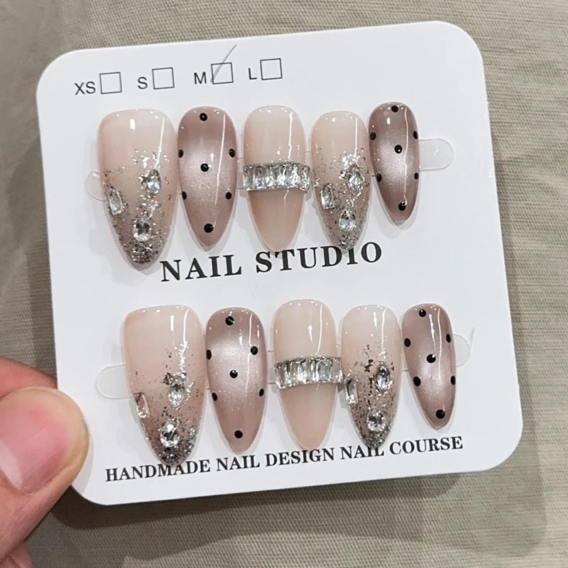 yunmoonai-10-pecas-conjunto-unhas-posticas-francesas-com-poas-aplicadas-a-mao-unhas-de-pressao-reutilizaveis-pontas-de-unha-falsas-longas-com-strass-exquisitos-para-diy