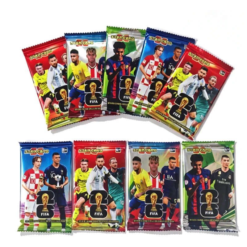 In Stock Panini 2026 New FIFA World Cup Soccer Cards Pack Panini Football Star Cards Soccer Memorabilia Collection Football Card