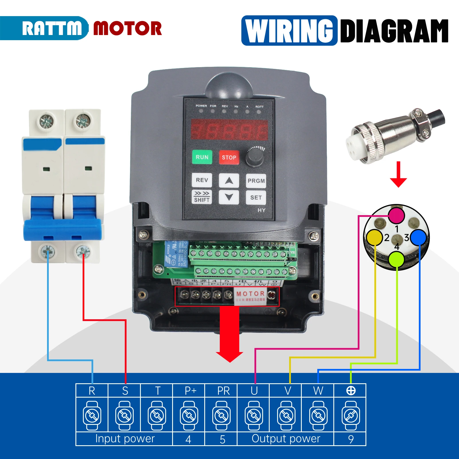 【Waterproof】3.5KW ER20 12A CNC Water Cooled Cooling Spindle Motor Kit For Woodworking Metal Engraving Milling Machine