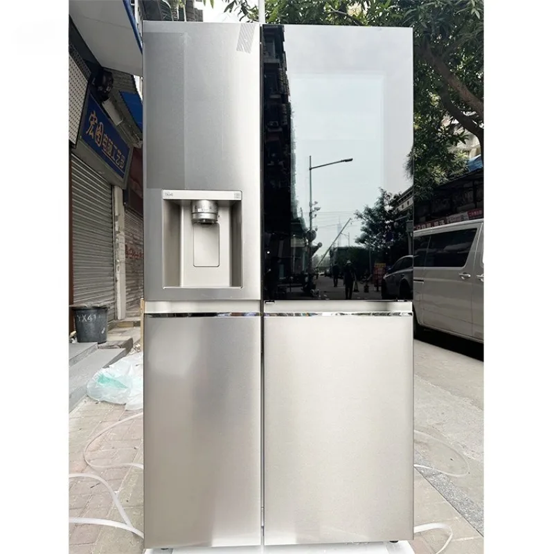 Style refrigerator, door-to-door refrigerator, air-cooled and frost-free refrigerator with ice-making function, knock