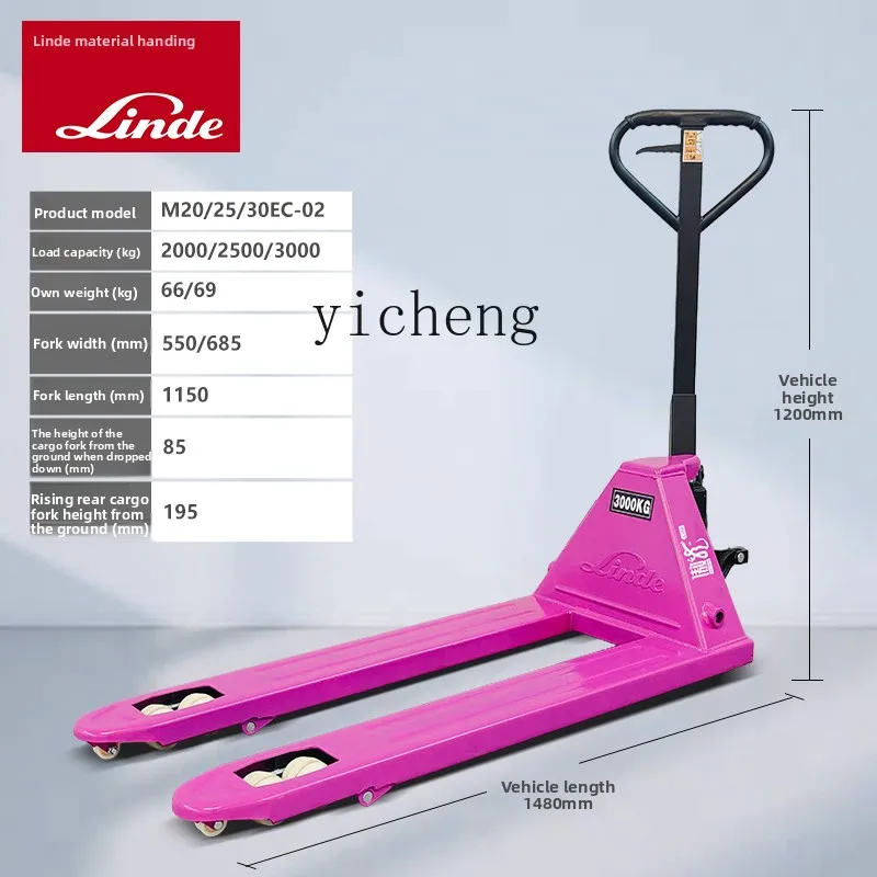 D12 Forklift Manual Hydraulic Truck Push Hand Pull Oil Press Truck Forklift