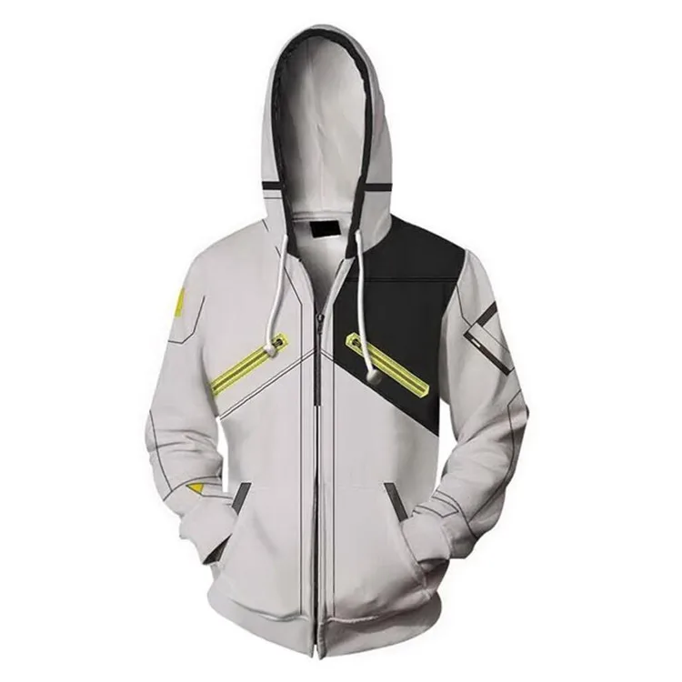 

Новая повседневная толстовка на молнии для косплея Valorant с 3D тематикой Феникса