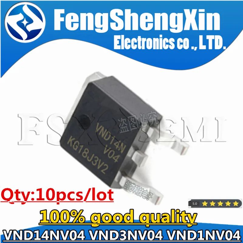 MOSFET do poder, VND14NV04 a-252, VND14NV04TR-E, VND14NV04TR, VND3NV04, VND1NV04, VND14, NV04, 10 PCes