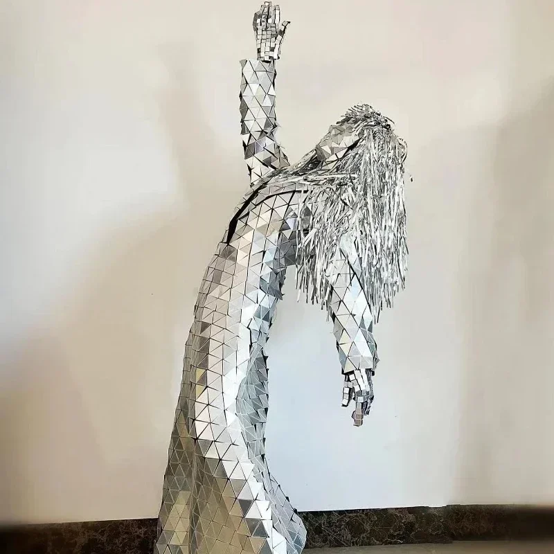 Espelho de prata feminino traje colarinho vestido mostrar festa dj palco desempenho terno gogo dança bar arte desfile vestidos palafitas roupas