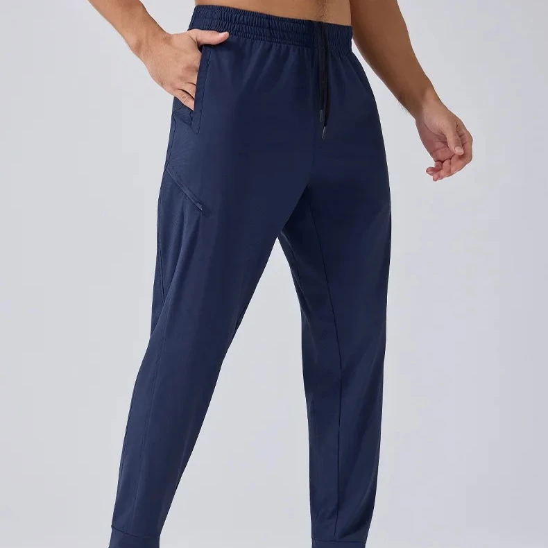 

Мужские спортивные брюки 2026 года, летние, тонкие, дышащие, быстросохнущие, длинные, для фитнеса, бега, тренировок, повседневной носки, 1 шт.