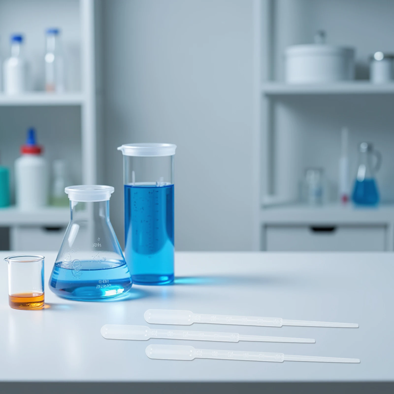 

200 Pcs Disposable Experimental Dropper Pipette Lab Pipettes Laboratory Plastic Liquid Transfer for Tools