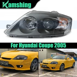 Car Front Bumper Headlight For Hyundai Coupe 2005 Head Light Head Lamp Shell Lampshade Headlamp Cover (just fits for left hand)