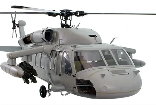 700 Size UH-60 RC Helicopter Scale Fuselage Glassfiber RC Aircraft Shell with Mechanics