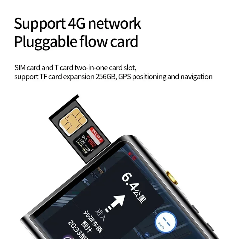 mp4 player with camer  face recognition with wifi bt mp3 music player non-destructive mp5 player