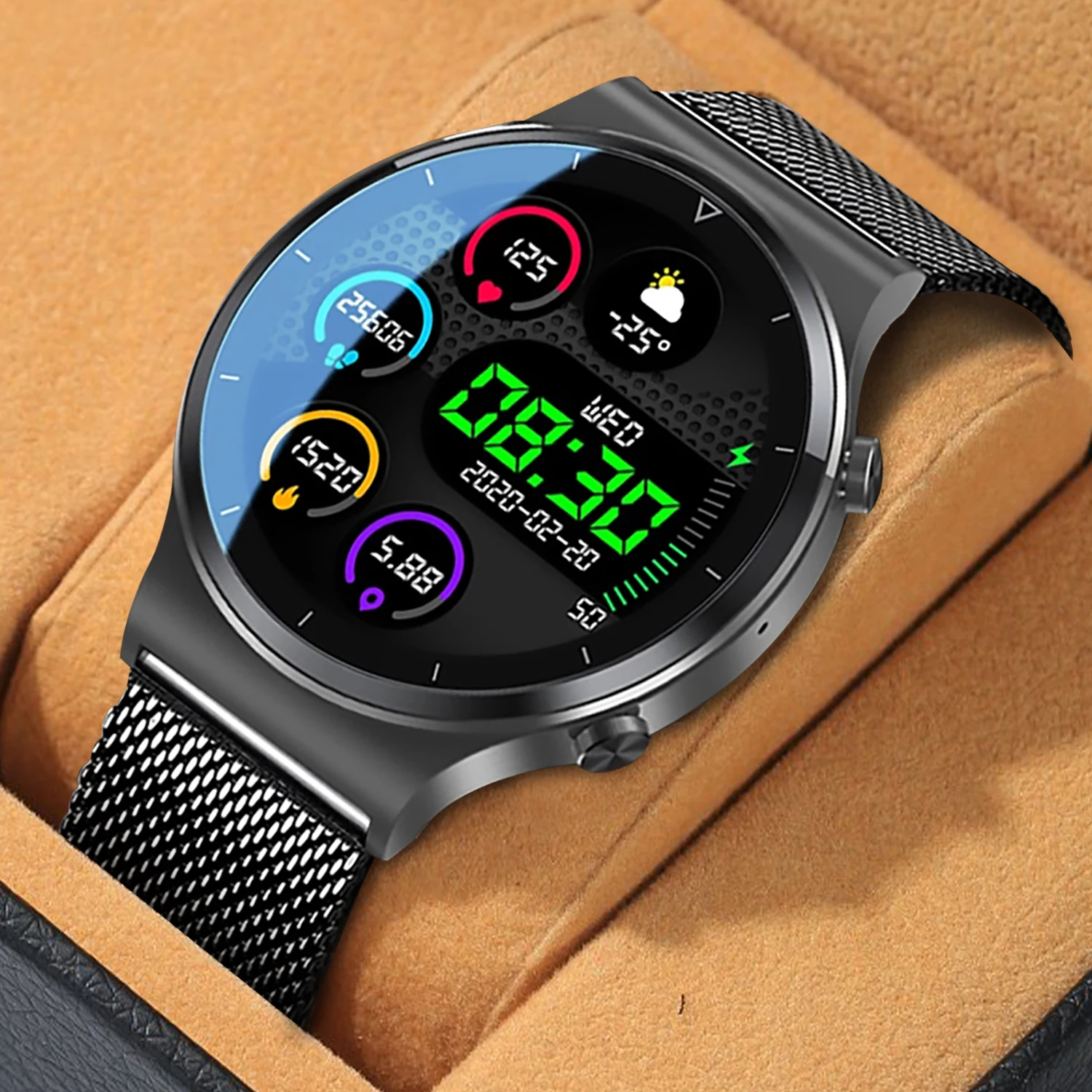 

Bluetooth full screen Smart watch Men Heart rate Blood pressure sports Fitness watch Waterproof relogios masculino smart watch