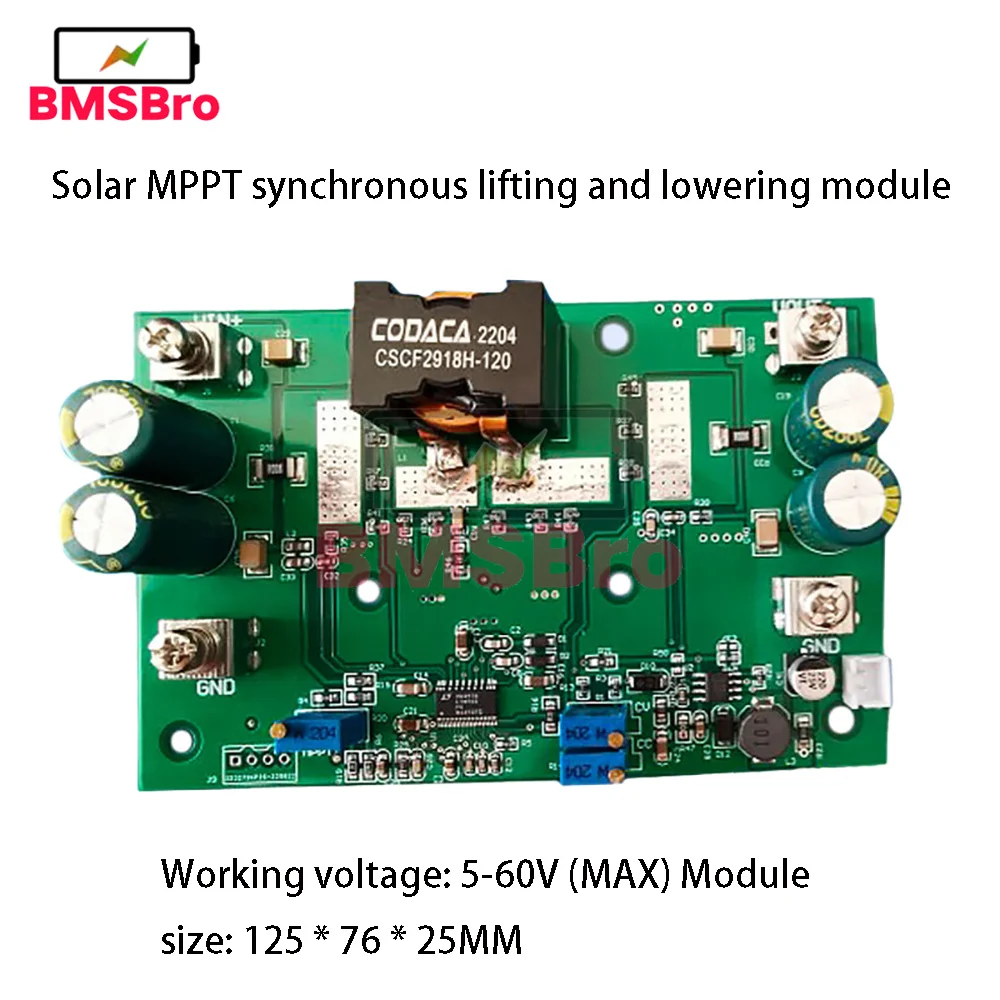 600W Solar MPPT CC-CV Charging 2.8-80V LT8705 Automatic Step-up and Step-down LED Constant Current