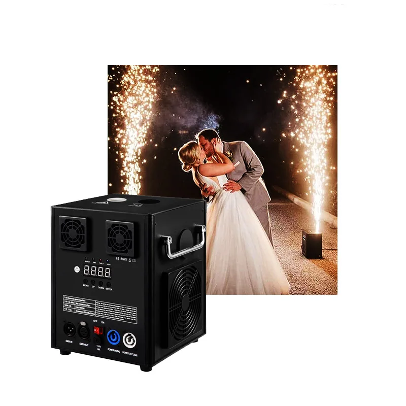 Cold Spark Machine Wedding Cold Firework Machine For Party Disco Show Wedding 360 Photo Booth Accessories