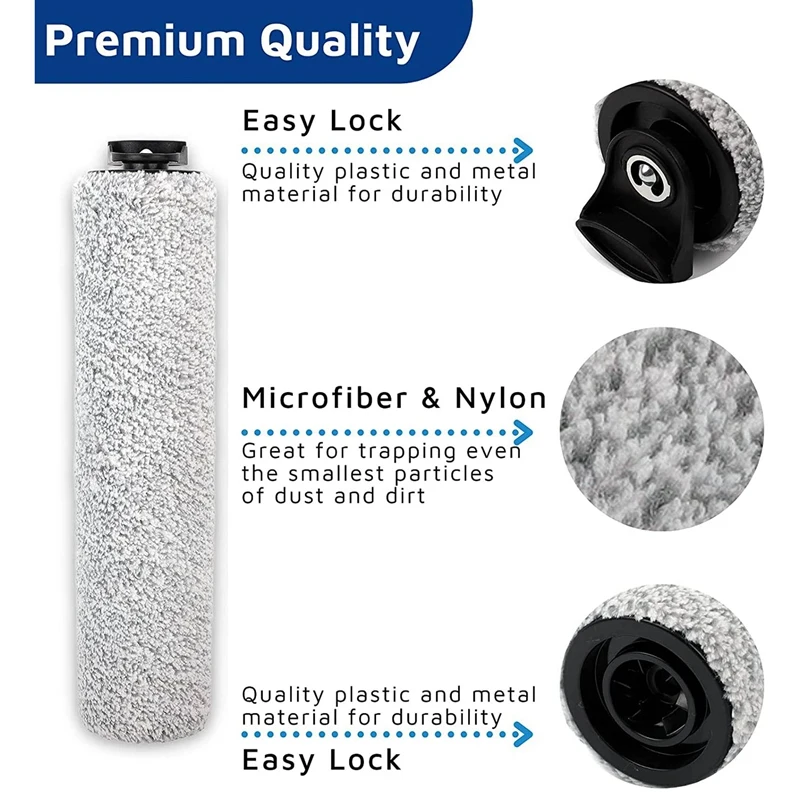 Replacement Roller Brush and Filter Kit Compatible for Tineco Floor One S3 and IFloor 3 Cordless Wet Dry Vacuum