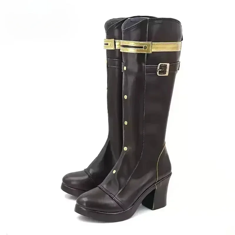 Nuevo juego LOL Arcane Caitlyn Kiramman, zapatos de Cosplay, botas, fiesta de Halloween, juego de rol hecho a medida