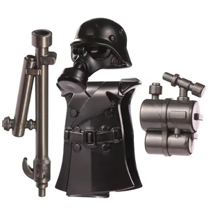 MOC Halloween Flame Solder Protection Suit Blok Bangunan Zombie Film Hantu Batu Bata Kerangka Vampir Hadiah untuk Anak-anak 6 penjualan terbaik asterix lego - №