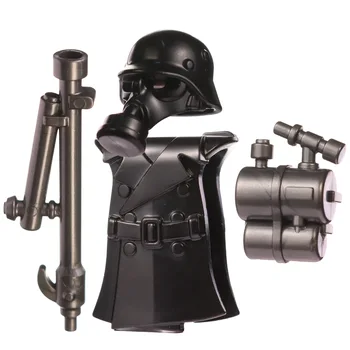 MOC Cadılar Bayramı Alev Lehim Koruma Takım Elbise Zombiler Yapı Taşları Hayalet Filmler Vampir İskelet Tuğla Çocuklar Çocuklar için Hediye