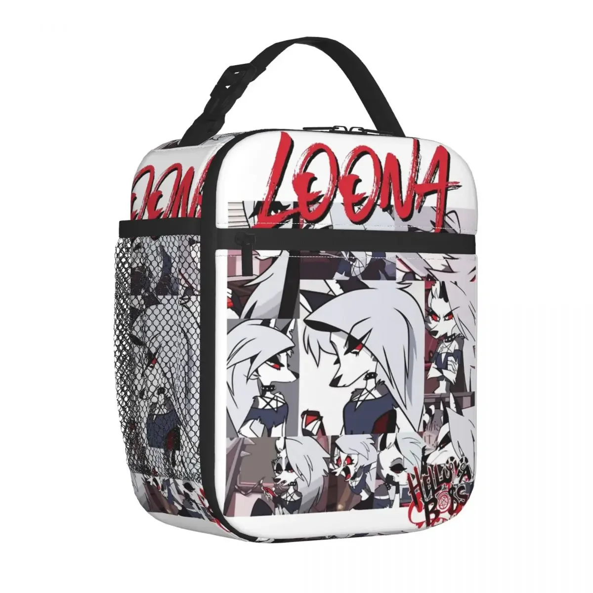 Helluva-Boss Loona Insulated Lunch Bag Food Bag Portable Cooler Thermal Lunch Boxes For Work