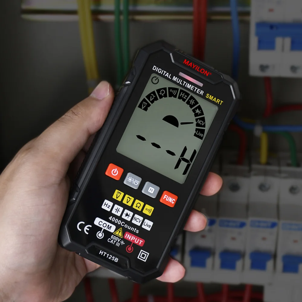 Phone Type Ultrathin HT125A HT125B Analog Multimeter Digital Smart Multimeters for Industry Digital Multimeter Without Batteries