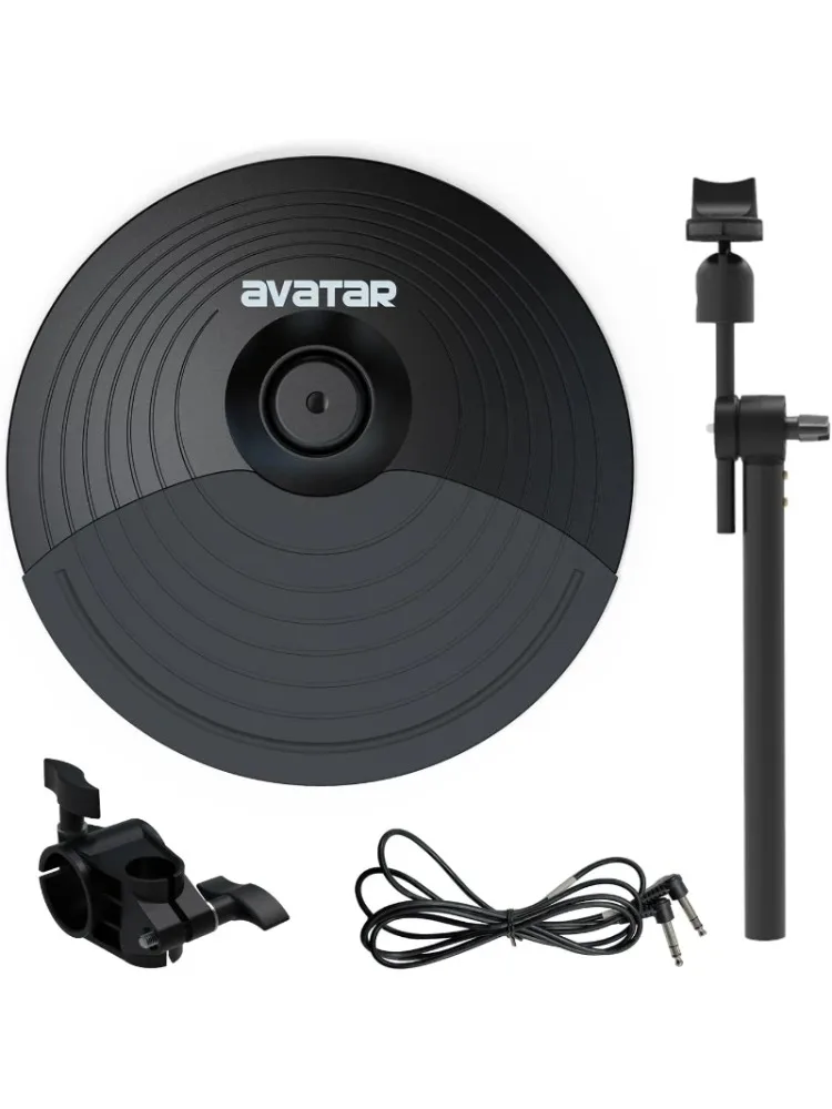 Címbalo de expansão universal de zona dupla avatar de 10 polegadas com estrangulamento para conjunto de bateria eletrônica avatar e almofada de preparação pd705 pd708