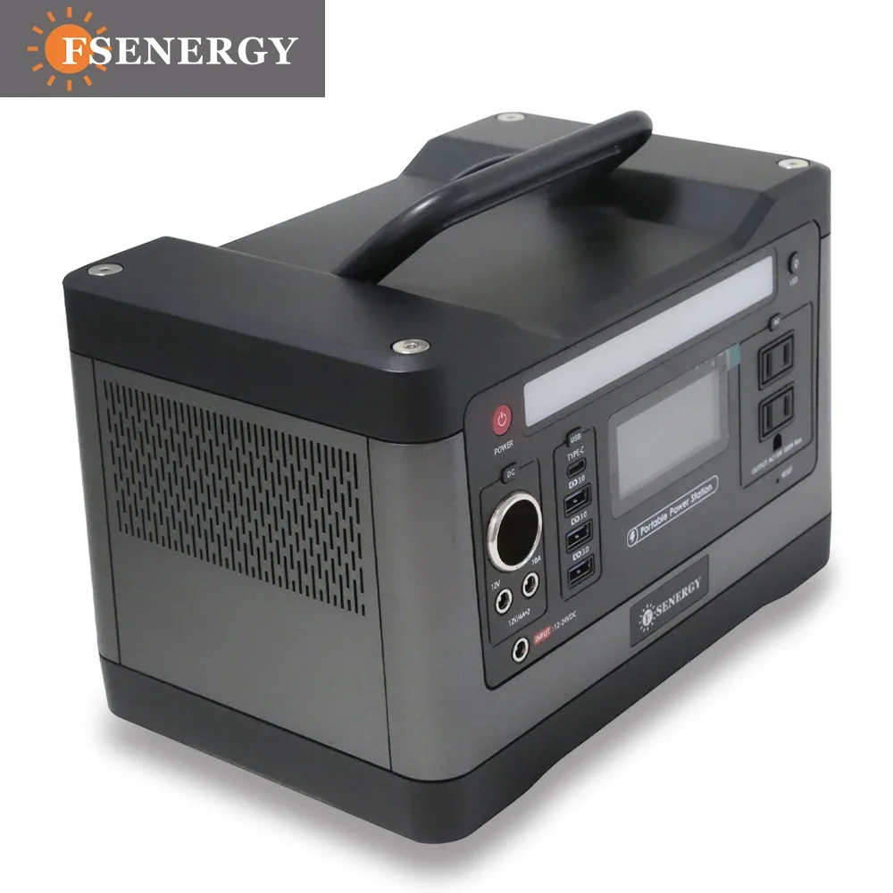 500W 1000W Solar Energy Generator Outdoor Charging High Capacity Portable Solar Power Station For Phone Home Use Camping