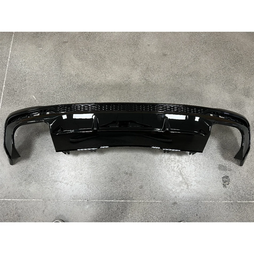 For Audi A4 S-Line S4 B9.5 B9 Facelift Saloon / Avant 2020-2025 (Not For A4 Standard) Car Rear Bumper Valance Diffuser Bodykit - view 5