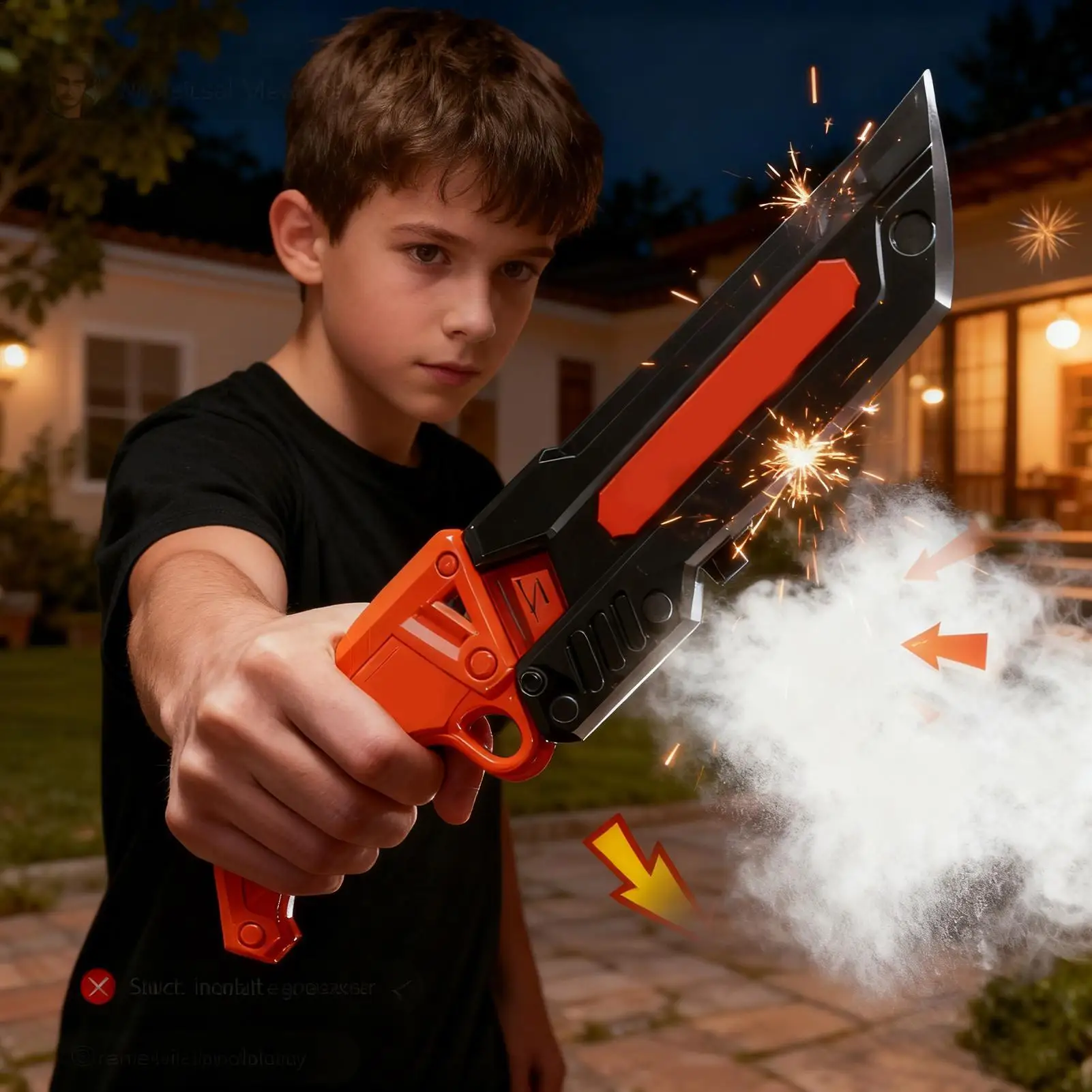 ดาบเลเซอร์ของเล่นเรืองแสงใหม่ ของเล่นเด็กผู้ชาย มีเอฟเฟกต์แสงสีสันสดใสเจ็ดสี อุปกรณ์เสริมสำหรับเล่นบทบาทสมมติ