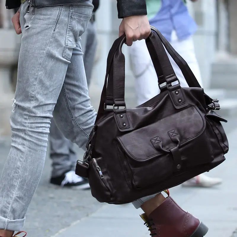 Marca homem de negócios maleta saco couro divisão alta qualidade dos homens sacos escritório para 15 Polegada portátil a4 arquivo casual masculino bolsa e422