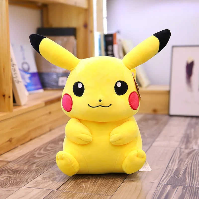 Pluszak Pokemon Pikachu, pluszowa zabawka anime, pluszowa lalka z kreskówki, zabawki dla dziewczynki, kawaii dekoracja pokoju, prezent urodzinowy dla dziecka
