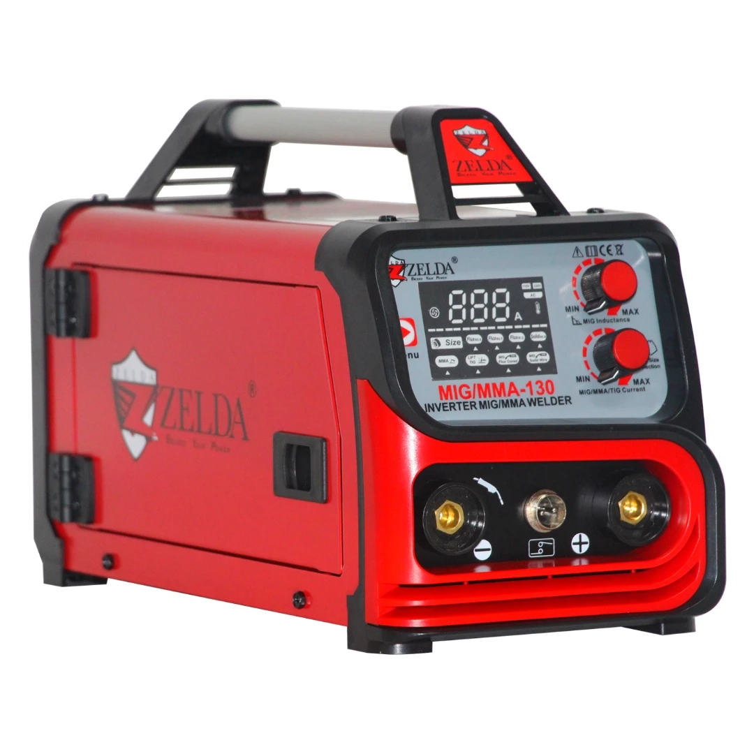 Mig Mag Mma Arc Gasless 130A Multi-functional Welders With Factory Price Steel Lase r Fiber Metal Stainless Welding Machine