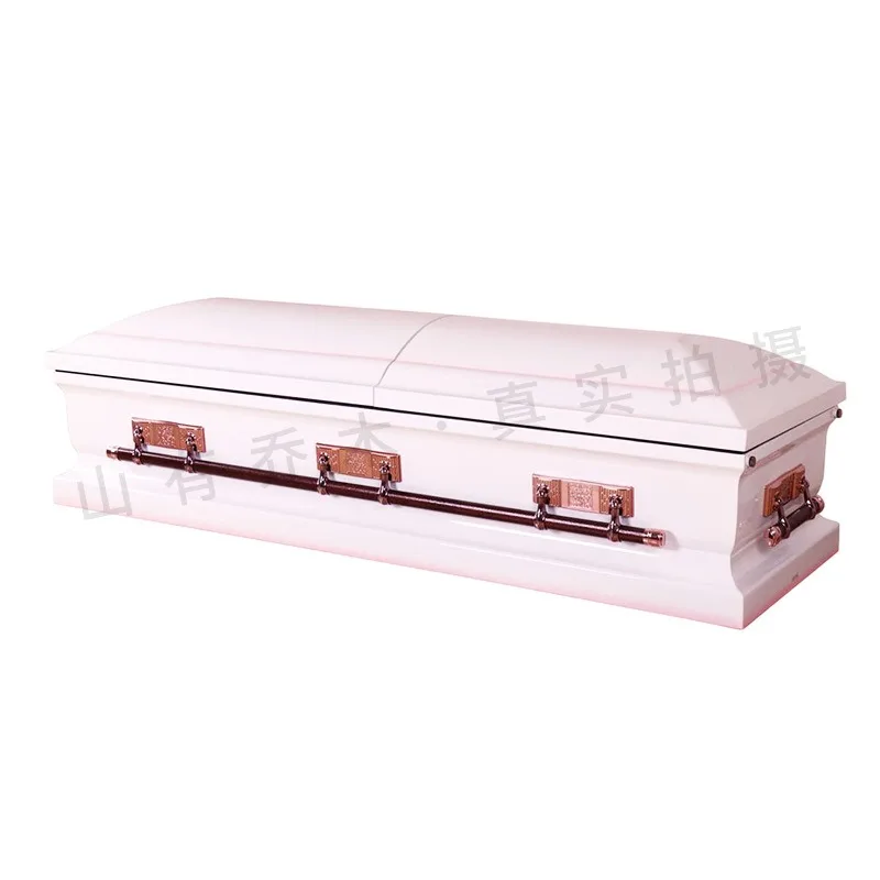 Export coffin white matter funeral supplies, burial and cremation coffin European coffin