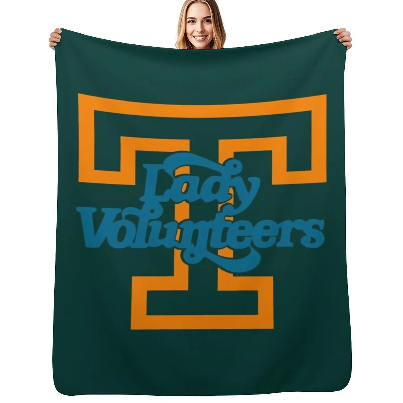 University Of Tenessee Lady Volunteers 17 Throw Blanket Luxurious Soft Blanket Holiday Gift for Family