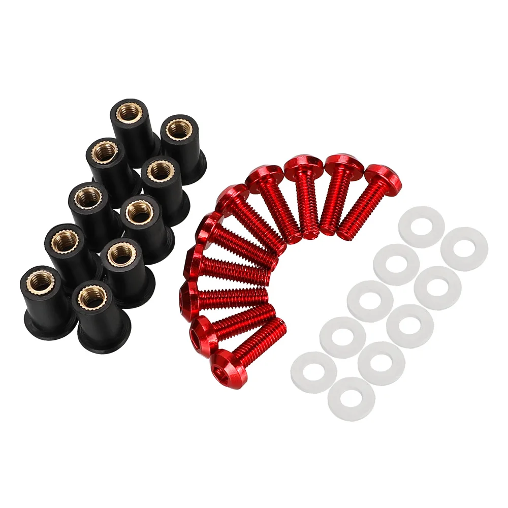 10pcs 5mm Windscreen Fairing Windshield Bolt Screw Kit FOR DUCATI MULTISTRADA V4 Panigale 1199 S PANIGALE V4 SCRAMBLER 800 1100